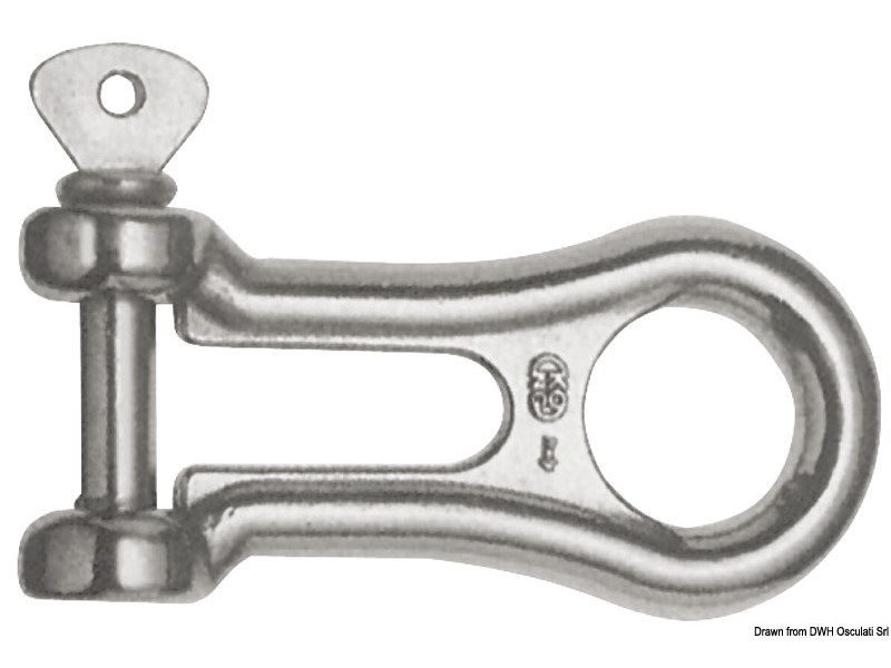 Connettore a cavallotto KONG Chain gripper in acciaio inox 316