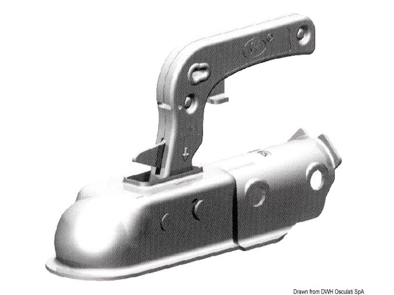 Gancio omologato per rimorchio