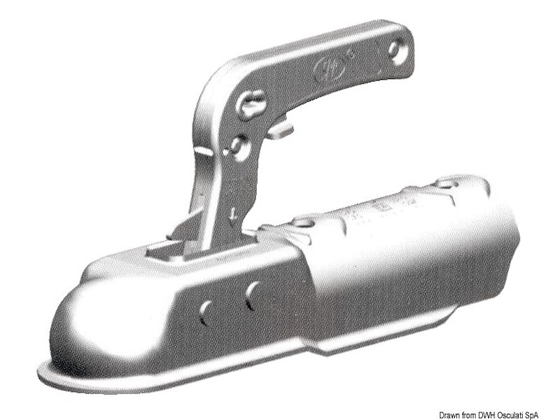 Gancio omologato per rimorchio