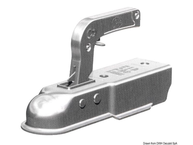 Gancio omologato per rimorchio