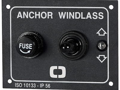 Pannello di comando verricelli 80 x 60 mm 