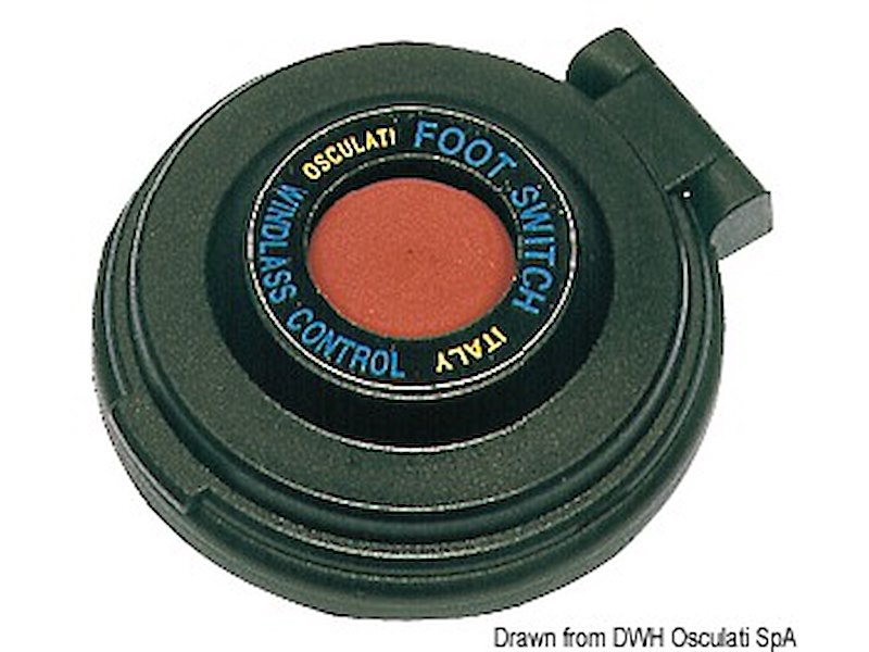 Pulsantiera a pedale per comando elettrico salpa ancore