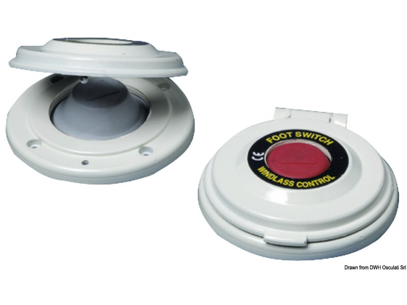 Pulsantiera a pedale per comando elettrico salpa ancore