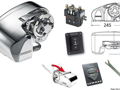 Verricello LEWMAR Pro-Series 1000