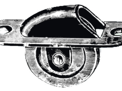 Carrucola da incasso 60 mm 