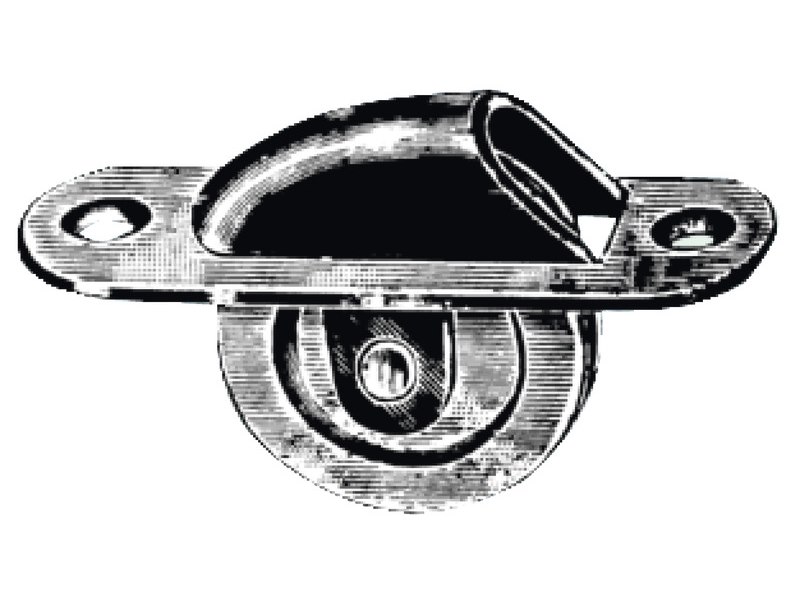 Carrucola da incasso 60 mm 