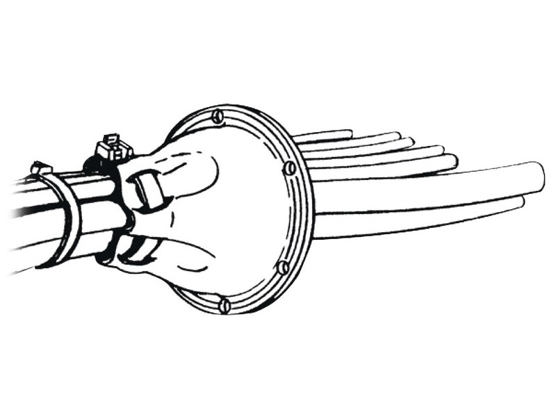 Cuffia conica passacavi in PVC