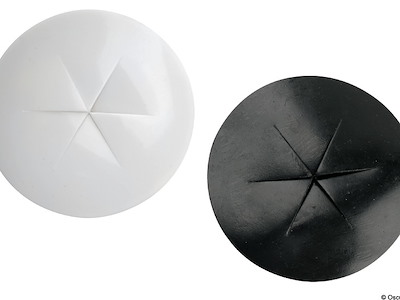 Ghiera passacavo e guarnizione con taglio in PVC