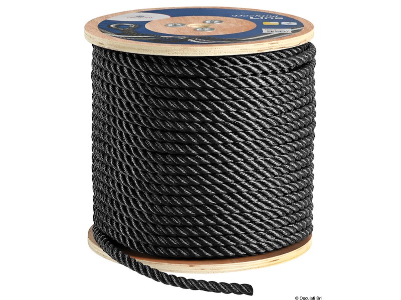 Cima in poliestere ritorto a 3 capi ad alta tenacità