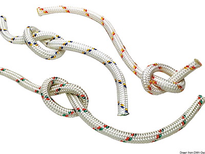 Doppia treccia a basso stiramento in poliestere ad alta tenacità