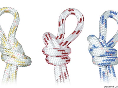 Doppia treccia per scotte Dyneema