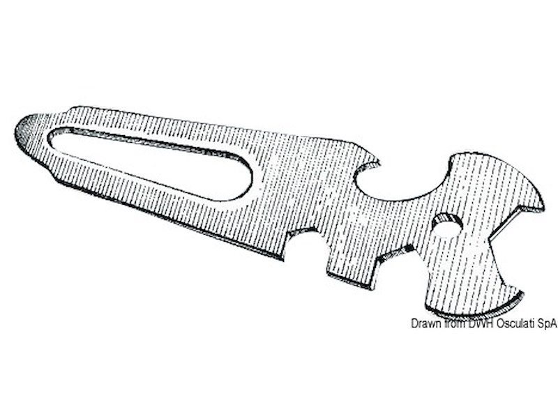 Attrezzo inox multiuso 