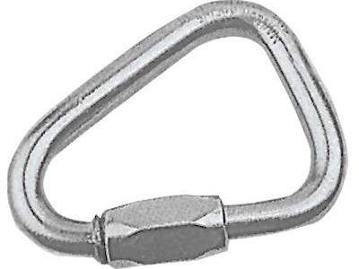 Moschettone Delta con apertura a vite