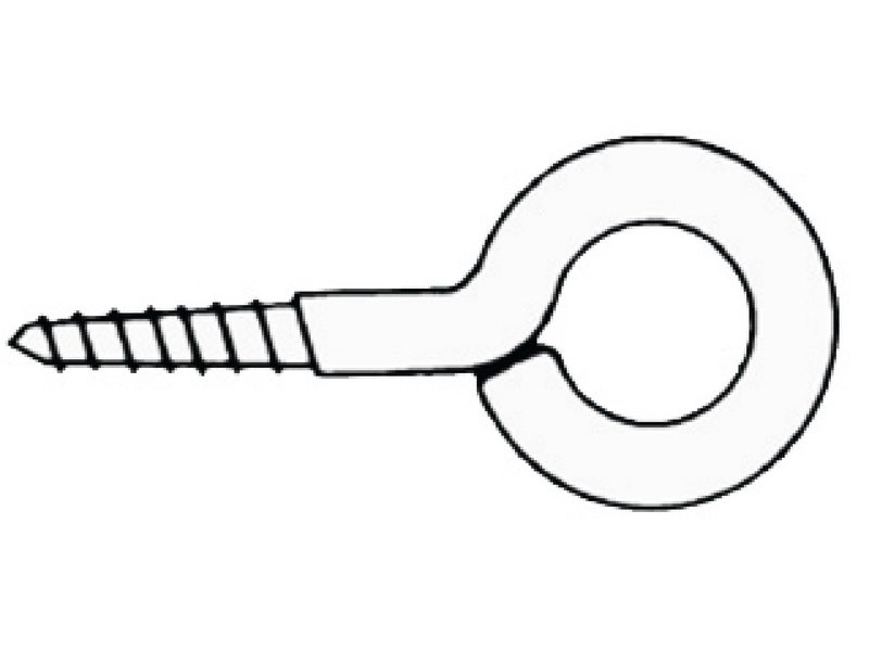 Occhiolo in acciaio inox a vite