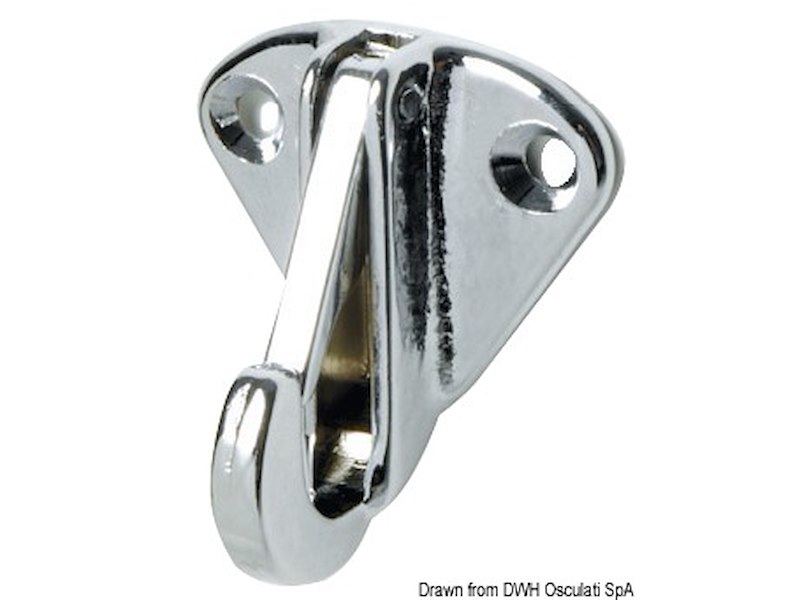 Piastrina con gancio apribile