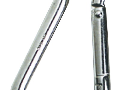 Moschettone in acciaio inox a grande apertura