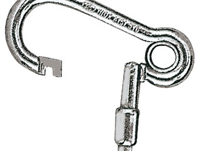 Moschettone inox apertura esterna 60 mm 