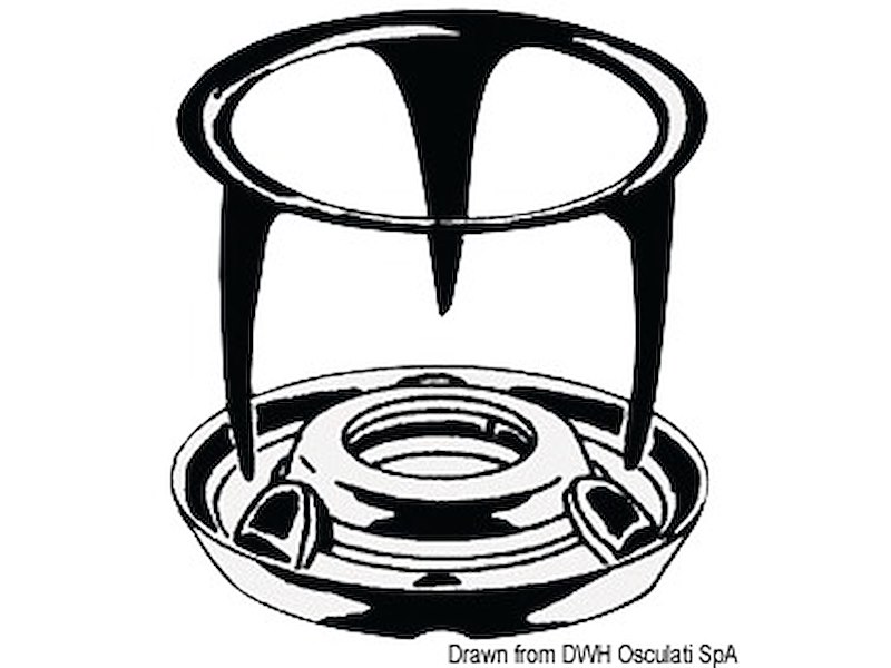 Bottoni di fermo in ottone nichelato per moquette