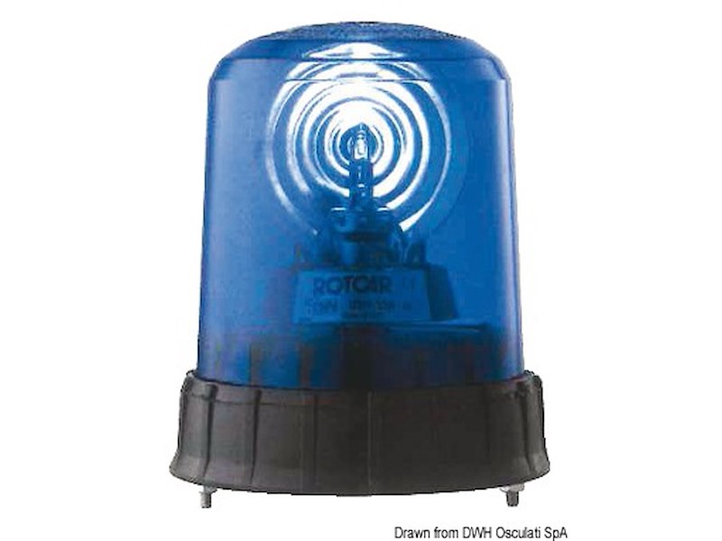 Luci blu per veicoli prioritari e d'emergenza