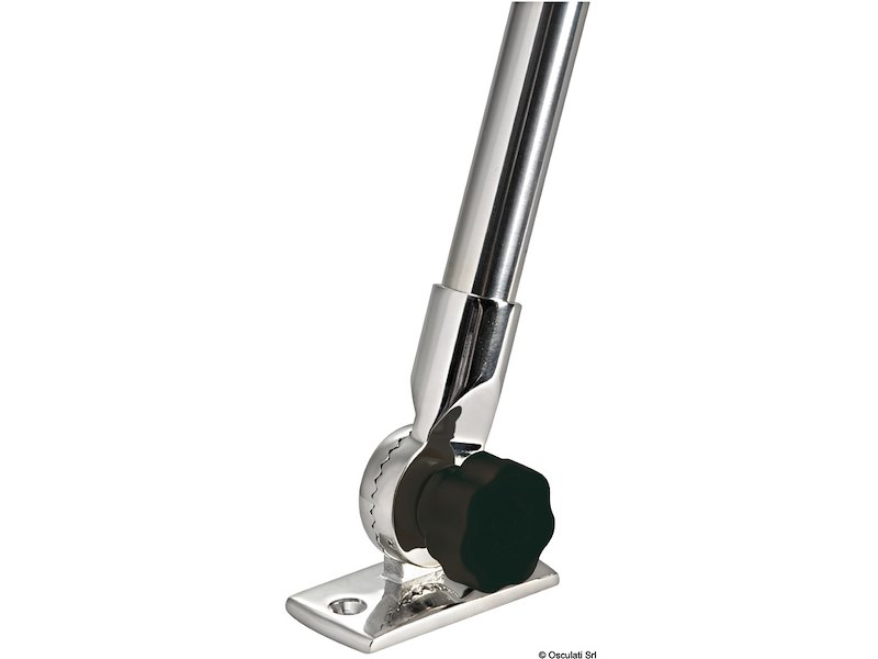 Fanale di fonda con asta Compact abbattibile con doppio fanale