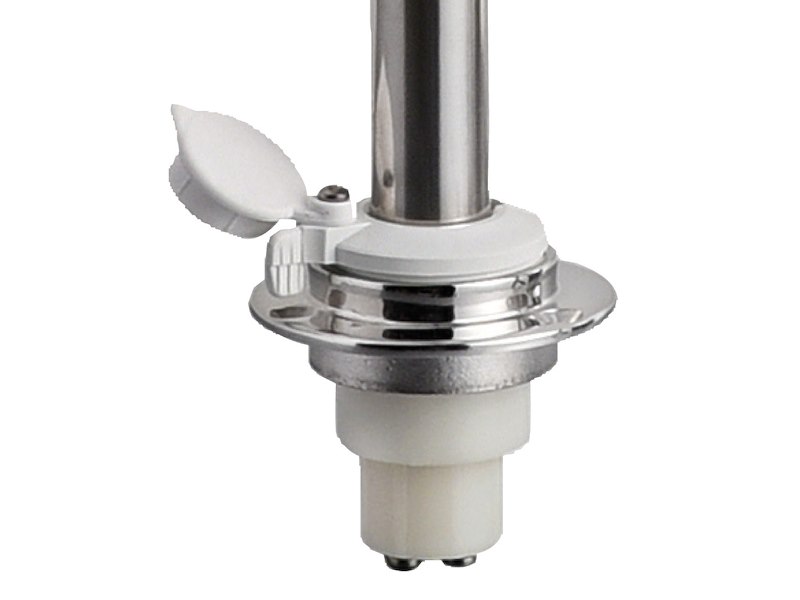 Fanale di fonda con asta Compact estraibile da piano