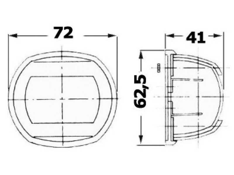 Luci di via Compact 12 in AISI 316 lucidata a specchio