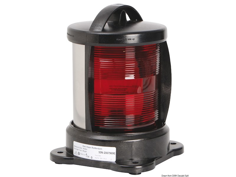 Luci di navigazione per scafi fino a 50 m DHR con omologazione MED 2014/90/EU