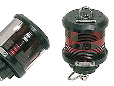 Luci di navigazione per scafi fino a 20 m DHR con omologazione MED 2014/90/EU