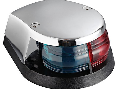 Luci di via bicolori rosso/verde di prua in ABS