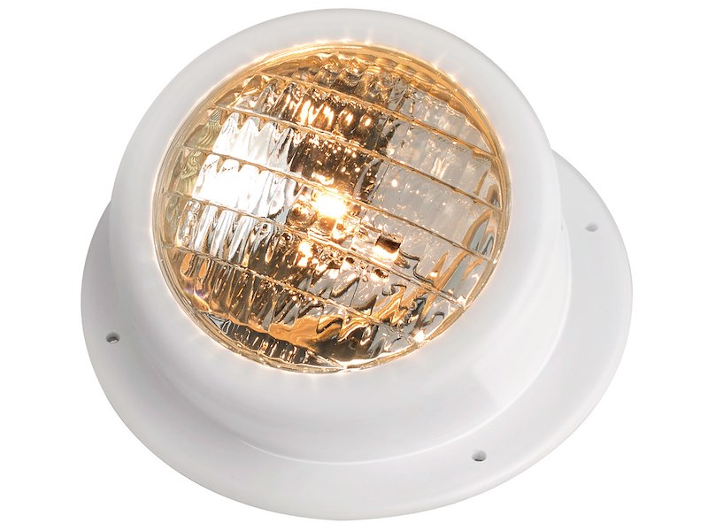 Faro da plancetta in ABS bianco completamente stagno