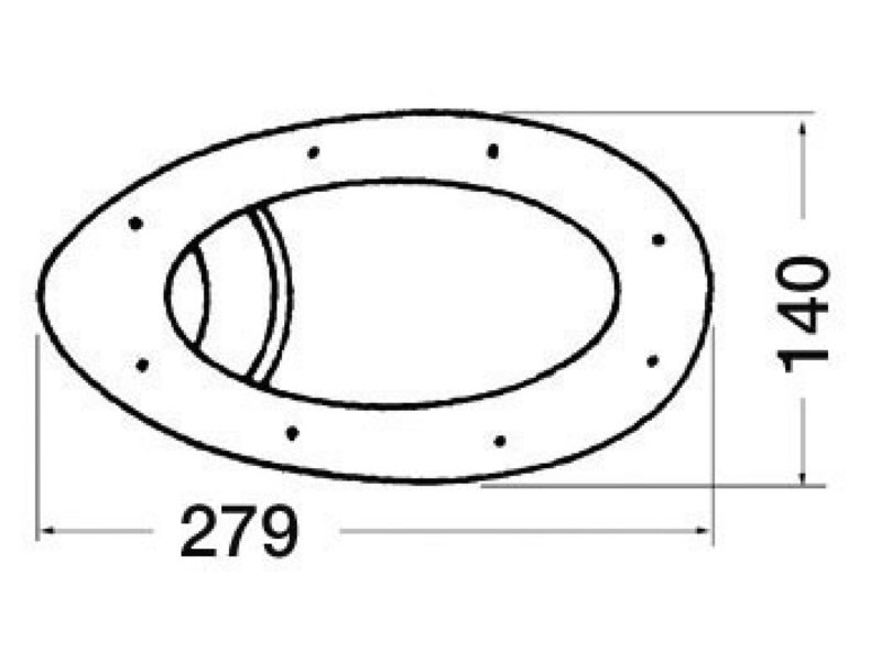 Coppia fari da murata ad incasso completi di bulbo stagno Sealed Beam da 4”
