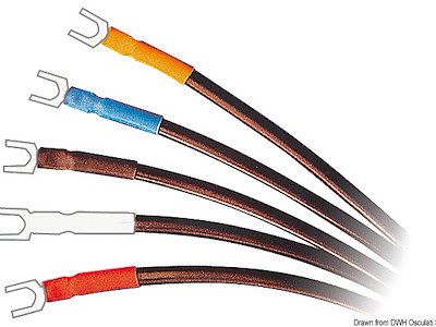 Guaina termo-retraibile in poliolefina auto estinguente