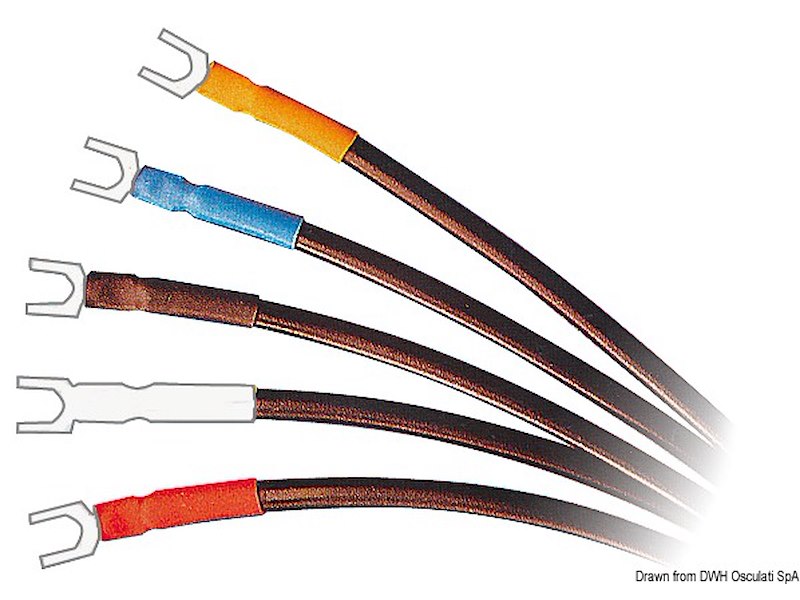 Guaina termo-retraibile in poliolefina auto estinguente