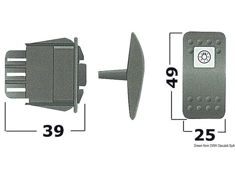 Interruttore CARLING SWITCH Contura II