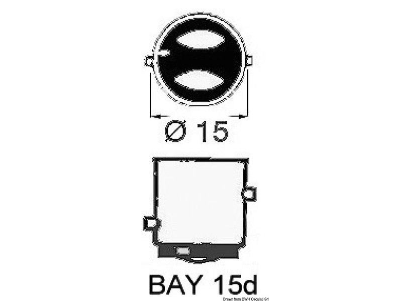 Lampadina a filamento verticale