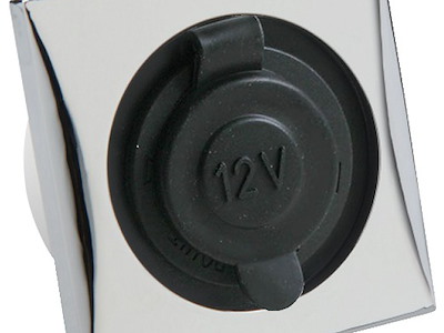 Presa accendisigari cromata 