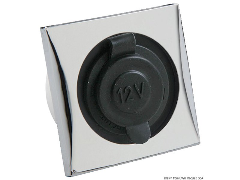 Presa accendisigari cromata 