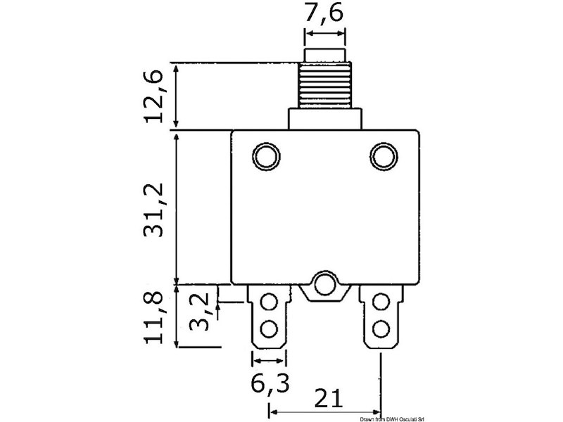 Fusibile automatico con protezione termica