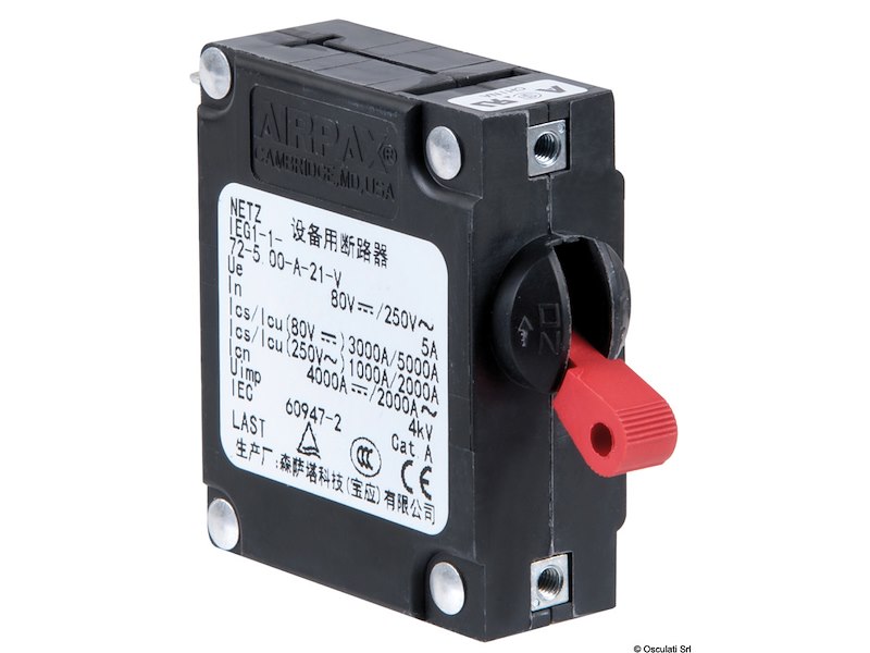 Interruttore AIRPAX/SENSATA a levetta magneto/idraulici con fusibile automatico ricaricabile