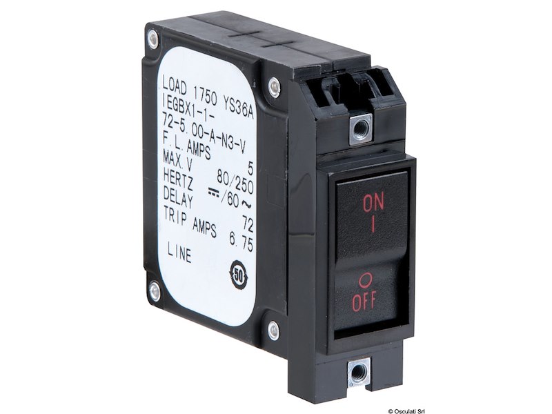 Interruttore AIRPAX/SENSATA a levetta magneto/idraulici con fusibile automatico ricaricabile