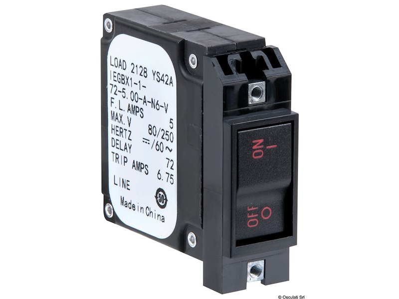 Interruttore AIRPAX/SENSATA a levetta magneto/idraulici con fusibile automatico ricaricabile