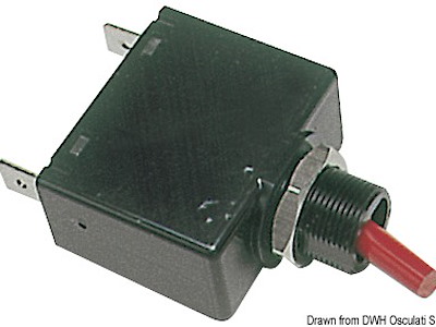 Interruttore AIRPAX/SENSATA a levetta magneto/idraulici con fusibile automatico ricaricabile