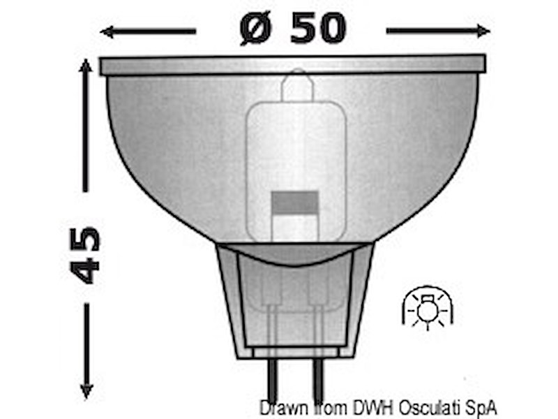 Lampadina alogena dicroica