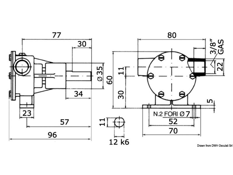 Pompa Nauco FPM005 da 3/8" 