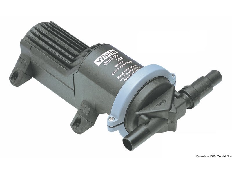 Pompa WHALE Gulper 220 per scarico doccia e acque nere