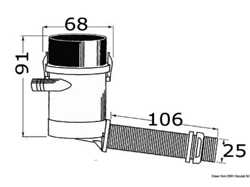 Pompa aeratrice RULE Pro-Series ad immersione per vasche del pescato