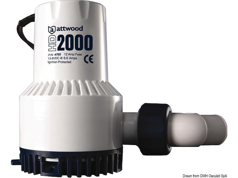 Pompa di sentina ATTWOOD Heavy Duty per usi gravosi