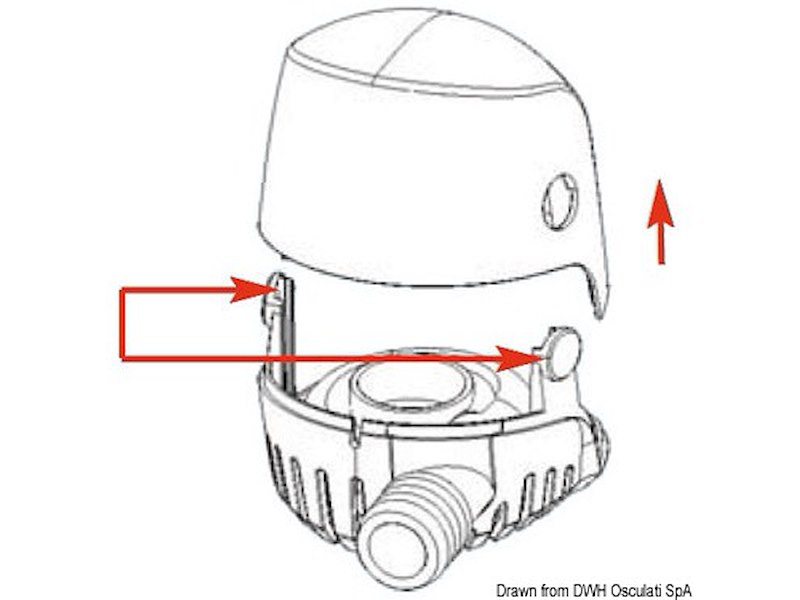 Pompa Whale Orca 1300 GPH 12 V 