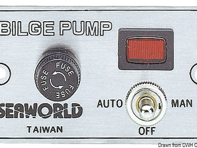 Pannello pompe sentina 