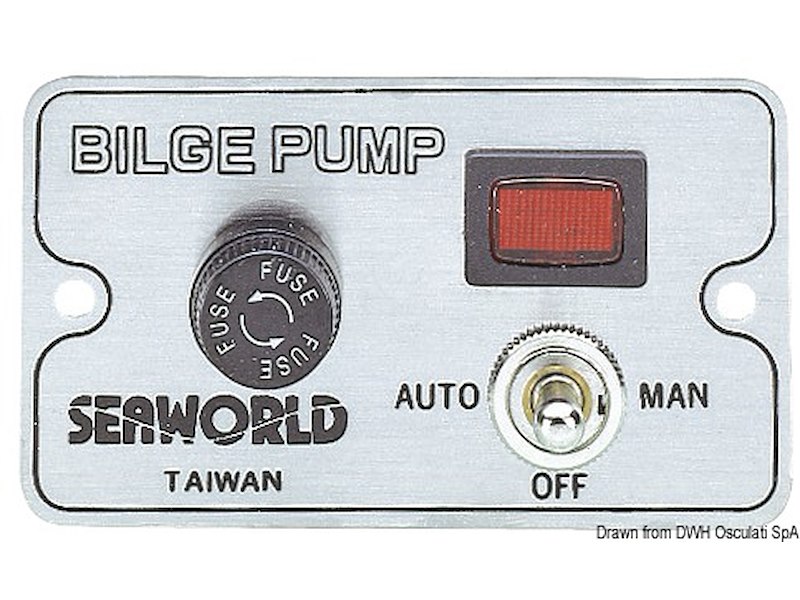 Pannello pompe sentina 